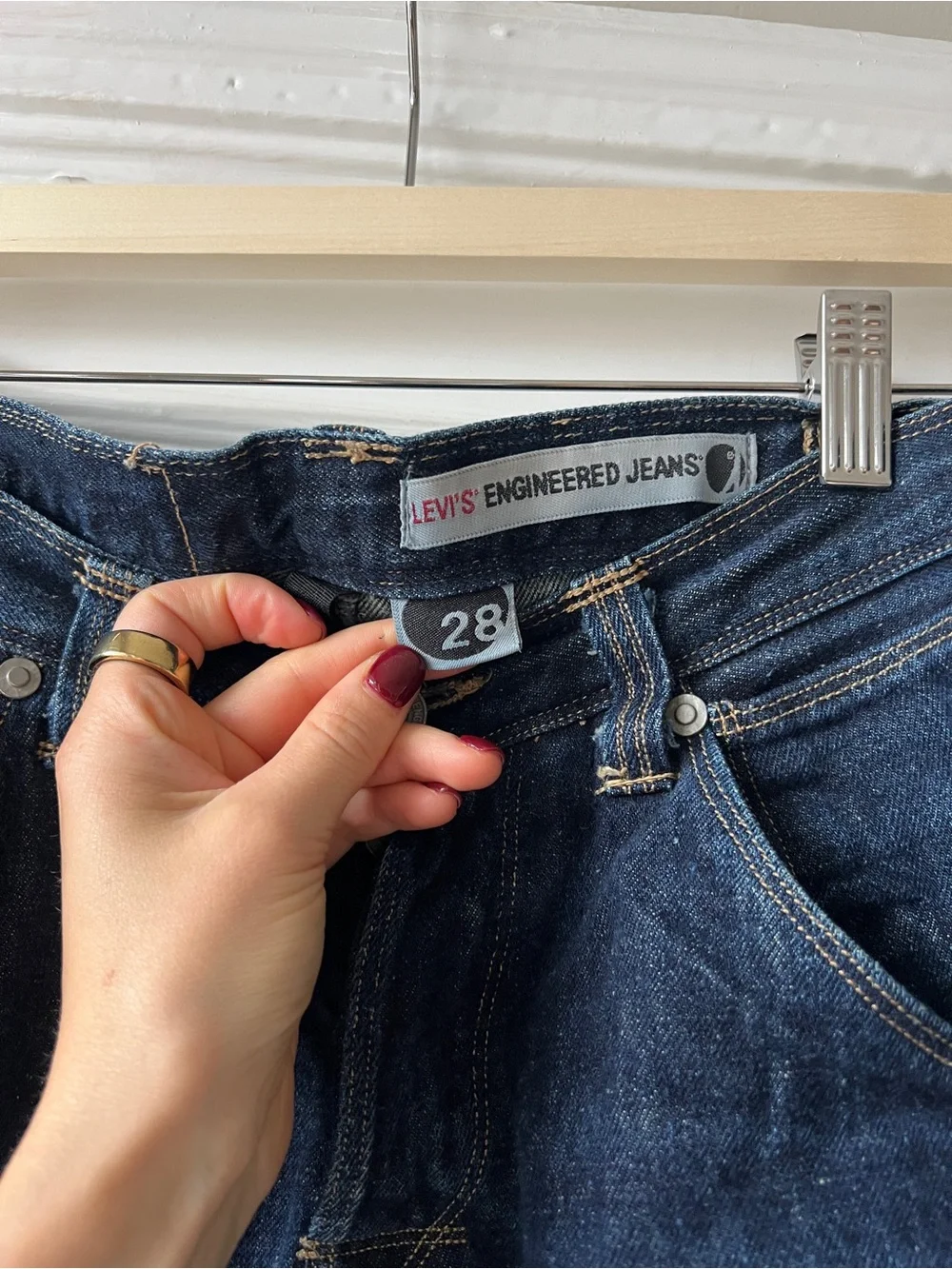 Vintage Buckle Back Levi’s Engineered Jeans